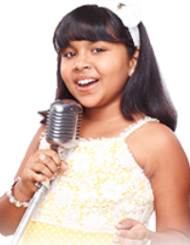 Anjana Padmanabhan. Indian Idol Junior Finalist]
